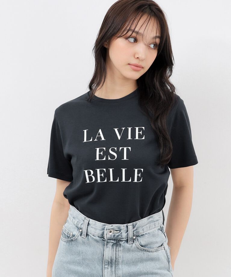 index「UV シルケットスムースロゴTシャツ【接触冷感/洗濯機洗い可】」|Tシャツ・カットソー|