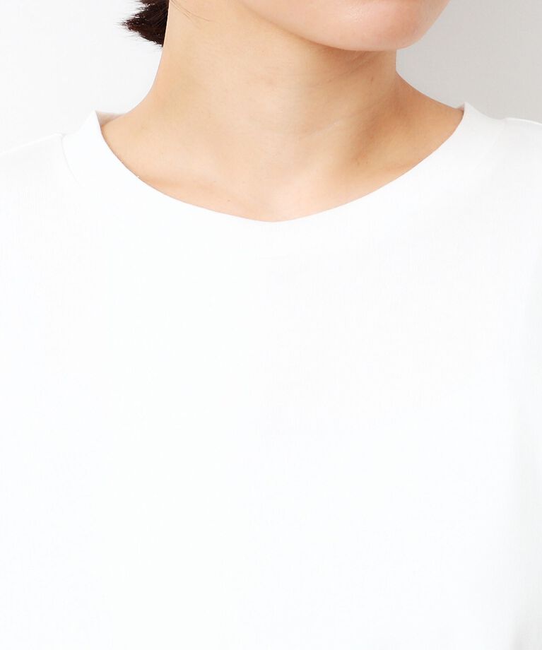 OPAQUE.CLIP「アシンメトリーフレアカットソー【洗濯機洗い可】」|Tシャツ・カットソー|