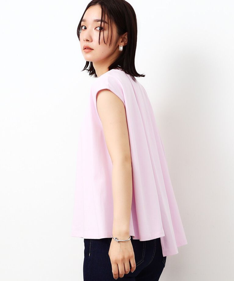 OPAQUE.CLIP「アシンメトリーフレアカットソー【洗濯機洗い可】」|Tシャツ・カットソー|ﾗｲﾄﾋﾟﾝｸ(070)