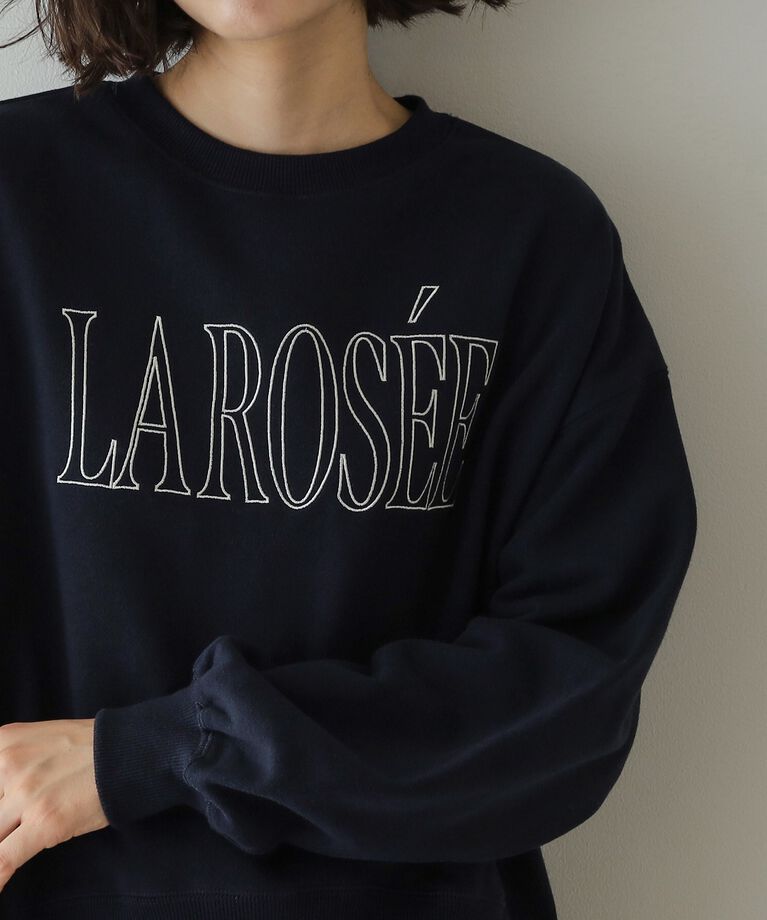 OPAQUE.CLIP「《美人百花掲載》ロゴ裏毛ショートトップス【洗濯機洗い可】」|Tシャツ・カットソー|