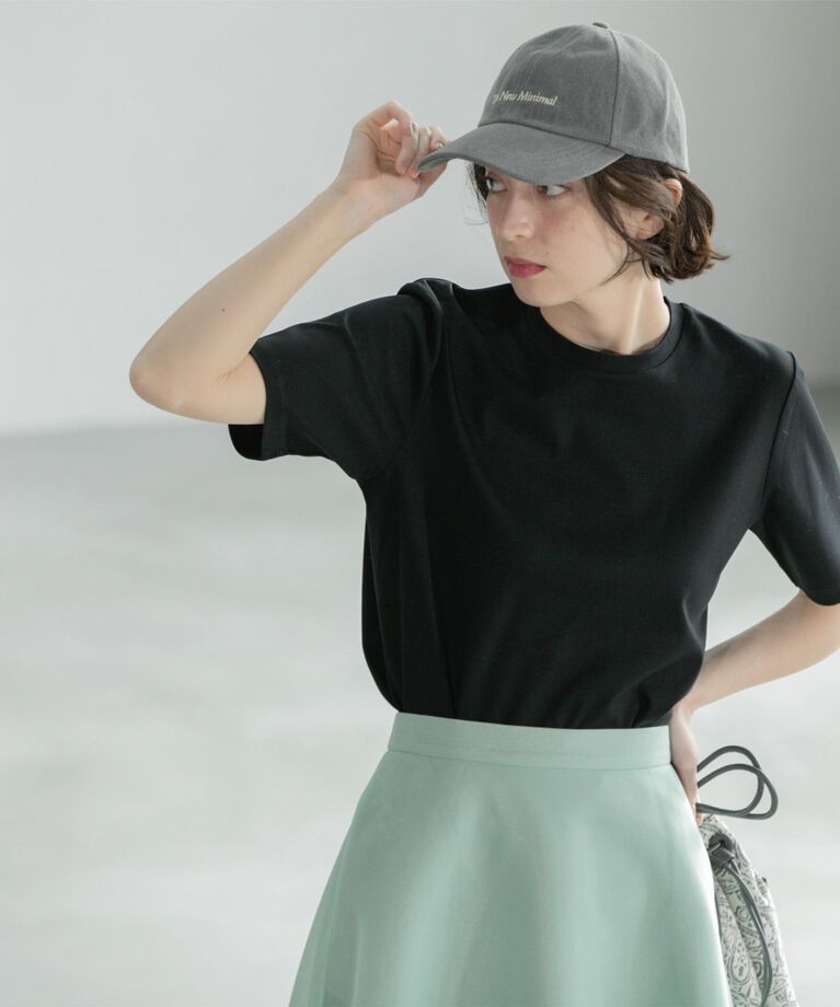 OPAQUE.CLIP「《5色展開/SS-LLサイズ》ベーシックTシャツ【UV/接触冷感/洗濯機洗い可】」|Tシャツ・カットソー|
