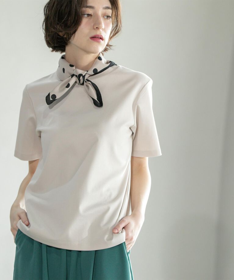 OPAQUE.CLIP「《5色展開/SS-LLサイズ》ベーシックTシャツ【UV/接触冷感/洗濯機洗い可】」|Tシャツ・カットソー|