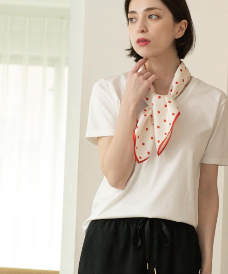 OPAQUE.CLIP「《5色展開/SS-LLサイズ》VネックベーシックTシャツ【接触冷感/洗濯機洗い可】」|Tシャツ・カットソー|