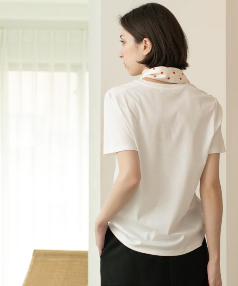 OPAQUE.CLIP「《5色展開/SS-LLサイズ》VネックベーシックTシャツ【接触冷感/洗濯機洗い可】」|Tシャツ・カットソー|