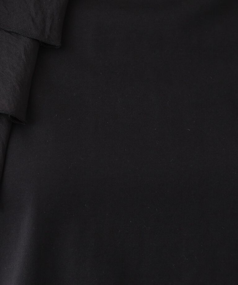 OPAQUE.CLIP「ショルダーフリルドッキングカットソー【UV/接触冷感/洗濯機洗い可】」|Tシャツ・カットソー|
