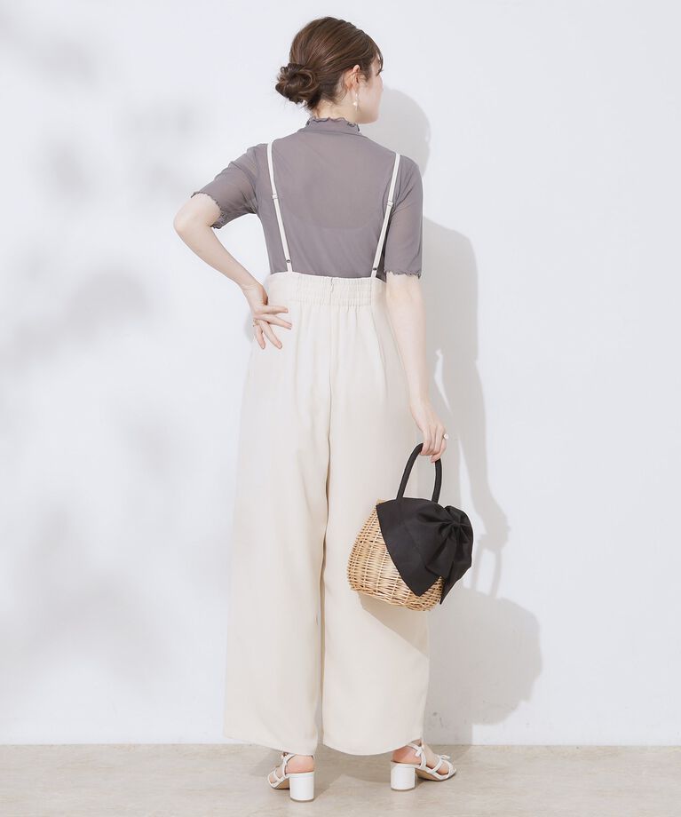 Couture broach「シアーチュール5分袖トップス」|Tシャツ・カットソー|