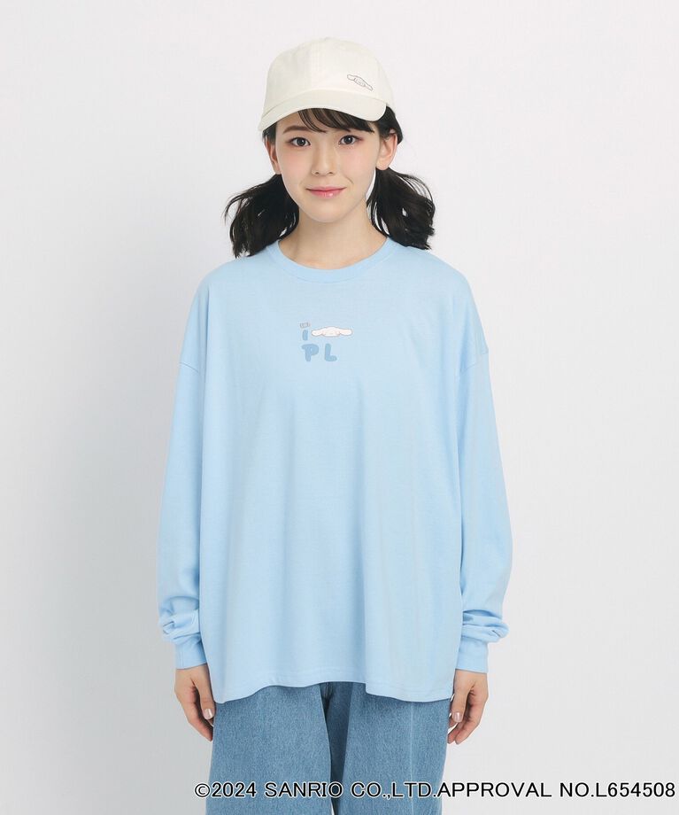 PINK-latte「【サンリオキャラクターズコラボ】バックプリントロンT」|Tシャツ・カットソー|