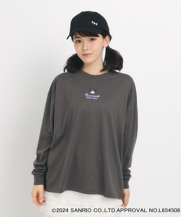 PINK-latte「【サンリオキャラクターズコラボ】バックプリントロンT」|Tシャツ・カットソー|