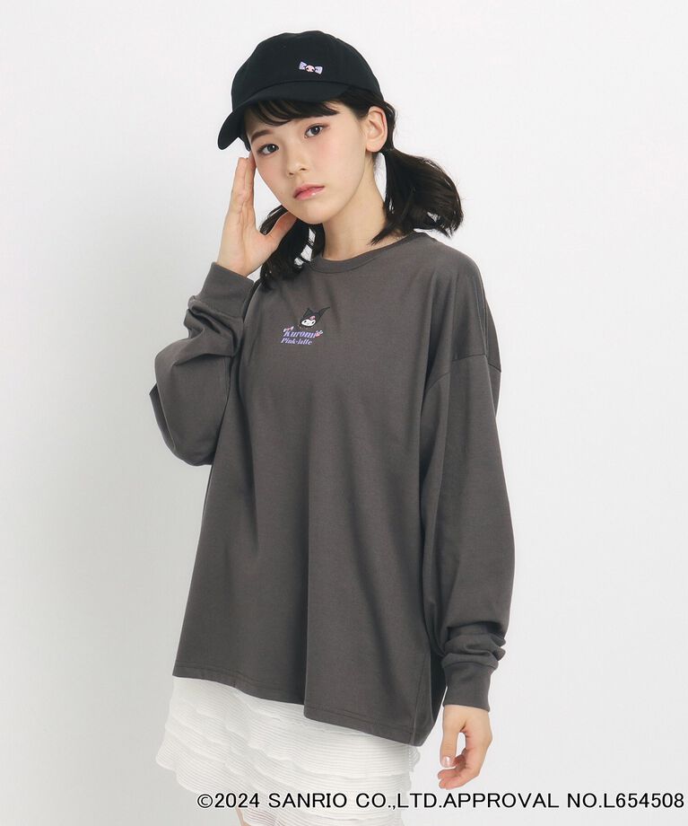 PINK-latte「【サンリオキャラクターズコラボ】バックプリントロンT」|Tシャツ・カットソー|