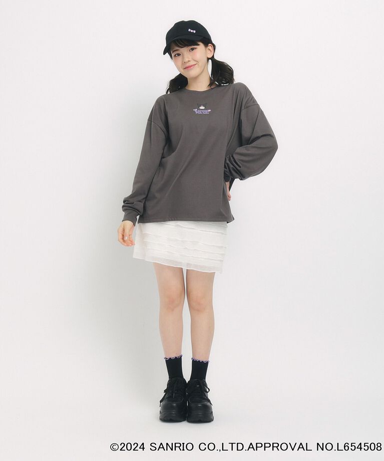 PINK-latte「【サンリオキャラクターズコラボ】バックプリントロンT」|Tシャツ・カットソー|