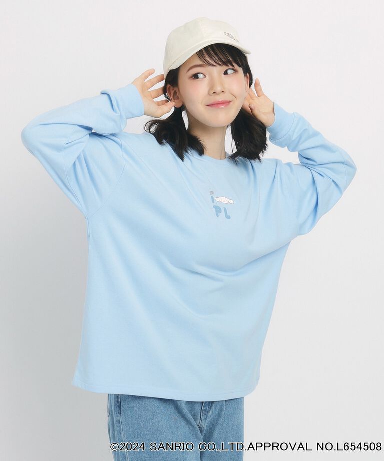 PINK-latte「【サンリオキャラクターズコラボ】バックプリントロンT」|Tシャツ・カットソー|