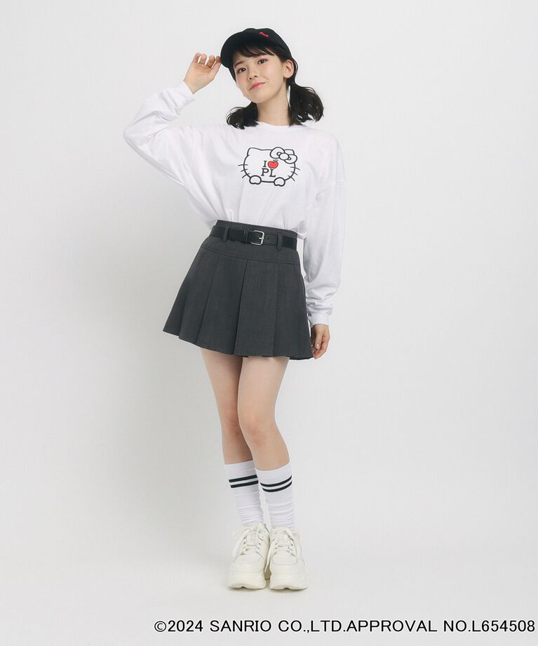 PINK-latte「【サンリオキャラクターズコラボ】バックプリントロンT」|Tシャツ・カットソー|