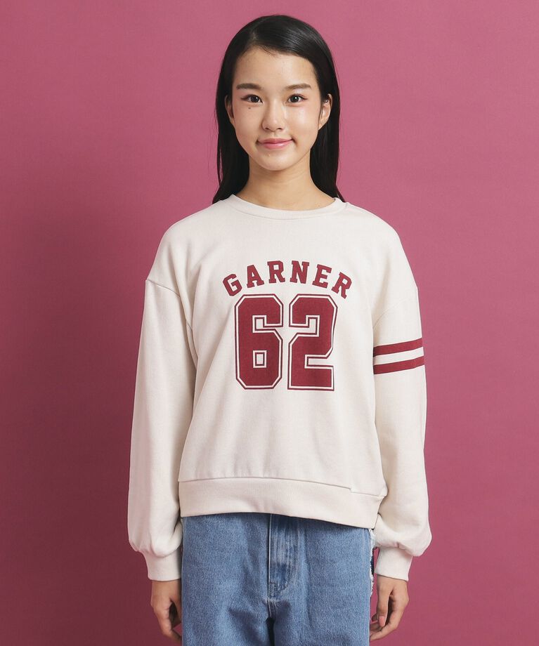 PINK-latte「ナンバリングデザインプルオーバー」|Tシャツ・カットソー|
