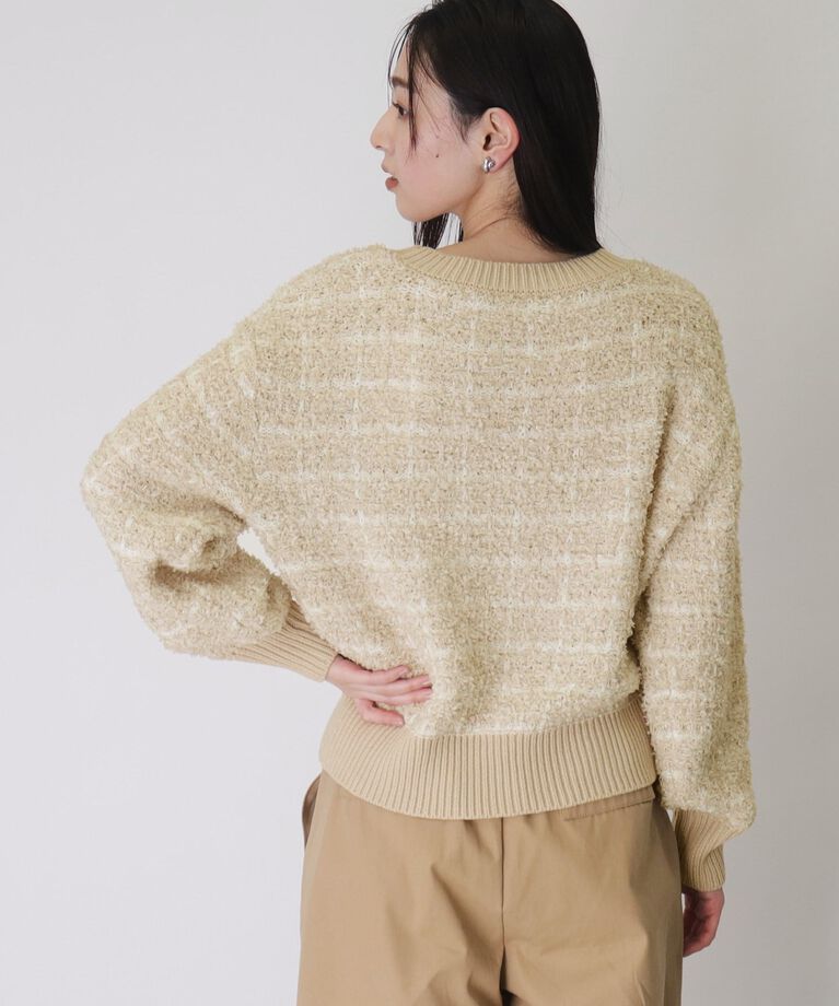 THE SHOP TK「ふんわり×ラメニット【手洗い可】」|ニット・セーター|