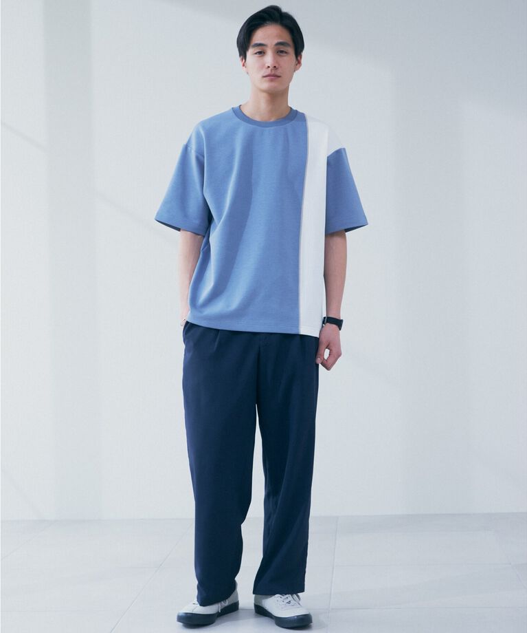 THE SHOP TK「【吸水速乾/UVカット/接触冷感】テクリーノワイドイージーパンツ」|その他|