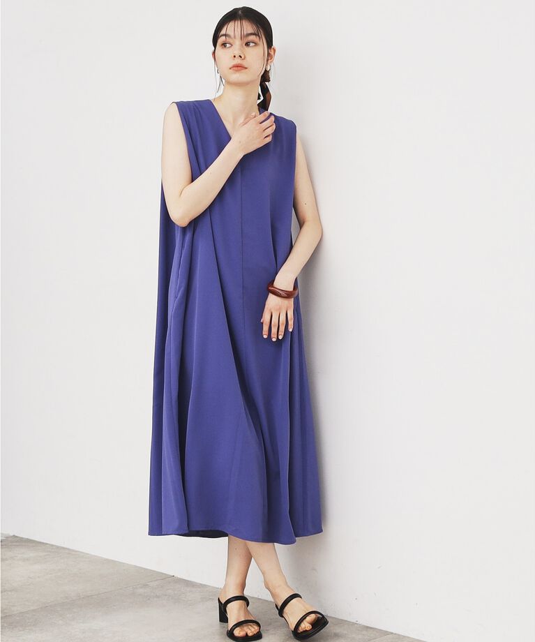 THE SHOP TK「【ラッシュガード／接触冷感／撥水／UVケア／洗える】MIZUGIWA_ノースリーブワンピース」|ワンピース|