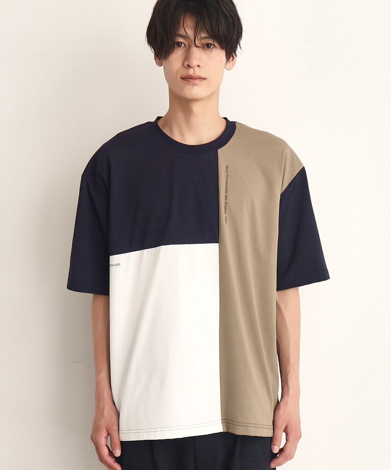THE SHOP TK「【接触冷感／吸水速乾／UVカット／防シワ／マシンウォッシャブル】ライトパーフェクブロッキングTシャツ」|Tシャツ・カットソー|