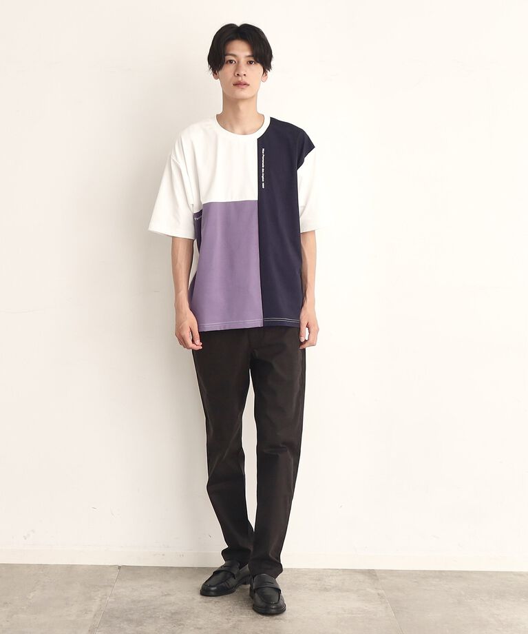 THE SHOP TK「【接触冷感／吸水速乾／UVカット／防シワ／マシンウォッシャブル】ライトパーフェクブロッキングTシャツ」|Tシャツ・カットソー|
