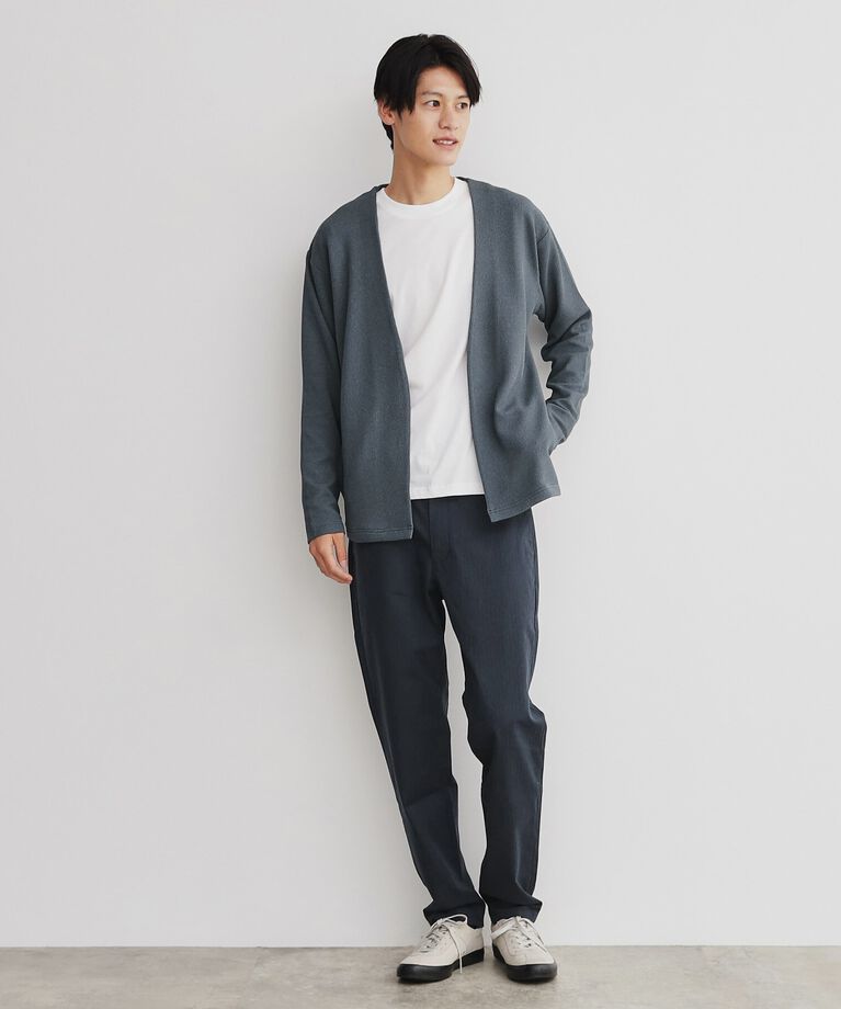 THE SHOP TK「【カーディガン＋ロンTセットアイテム】杢ふくれアンサンブルカーディガン」|カーディガン|