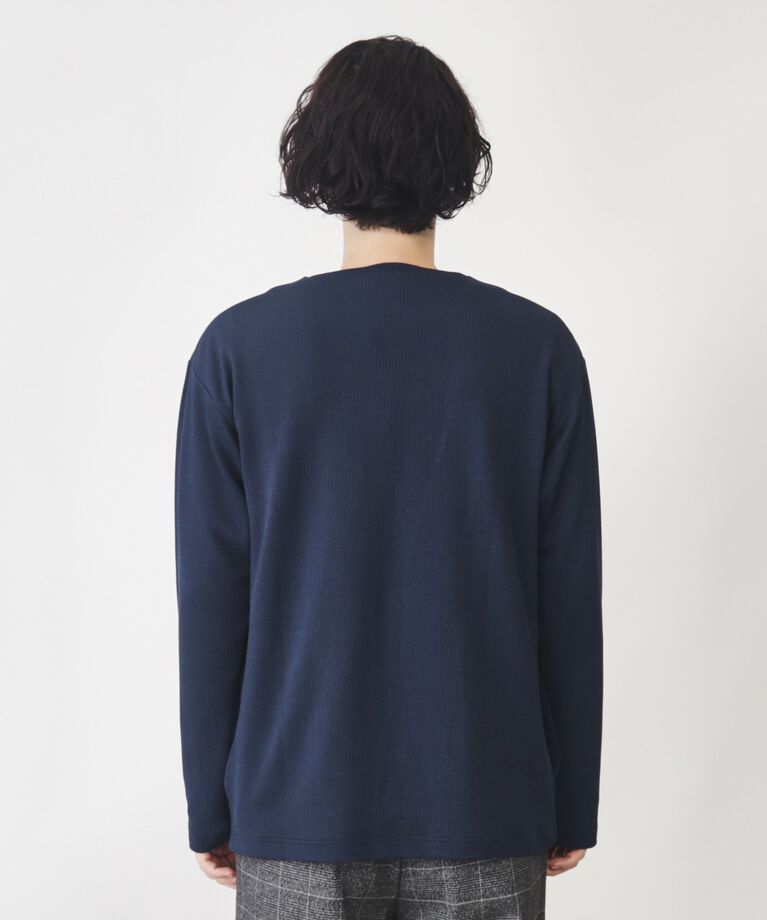 THE SHOP TK「【カーディガン＋ロンTセットアイテム】杢ふくれアンサンブルカーディガン」|カーディガン|
