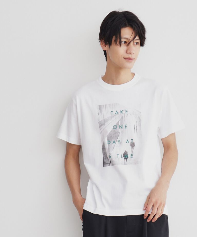 THE SHOP TK「プリントアソート半袖Tシャツ」|Tシャツ・カットソー|オフホワイト(003