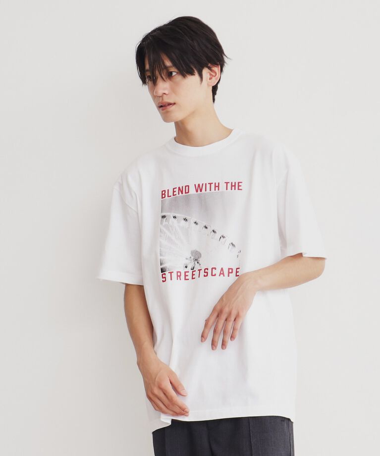 THE SHOP TK「プリントアソート半袖Tシャツ」|Tシャツ・カットソー|オフホワイト(403