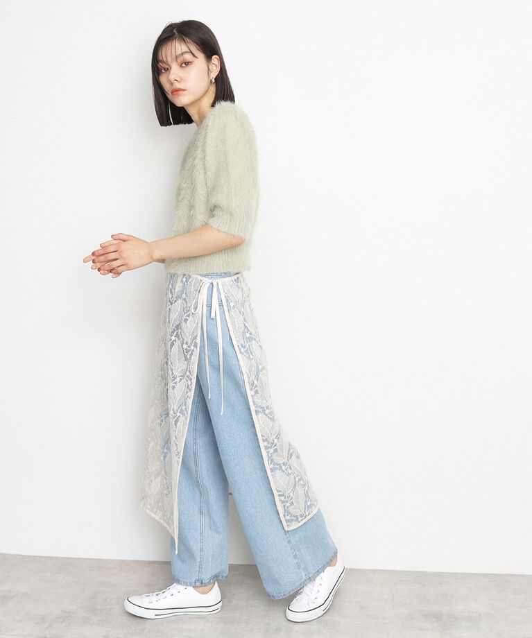 THE SHOP TK「チュールラップスカート」|スカート|