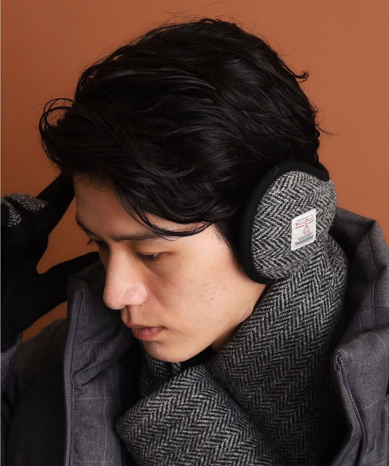 THE SHOP TK「【HARRIS TWEED／ハリスツイード】イヤーマフ」|イヤーマフ|チャコールグレー(0