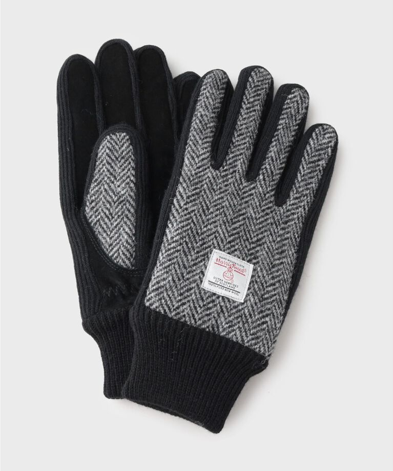 THE SHOP TK「【HARRIS TWEED／ハリスツイード】リブグローブ ON／OFF対応」|手袋|