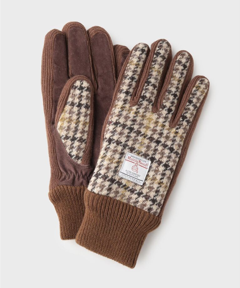 THE SHOP TK「【HARRIS TWEED／ハリスツイード】リブグローブ ON／OFF対応」|手袋|