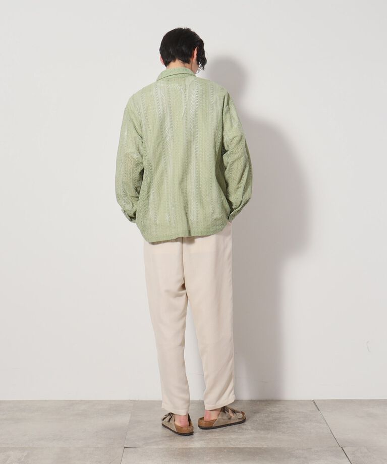 THE SHOP TK「レースシャツアンサンブル長袖シャツ・半袖Tシャツセットアイテム」|シャツ・ブラウス|