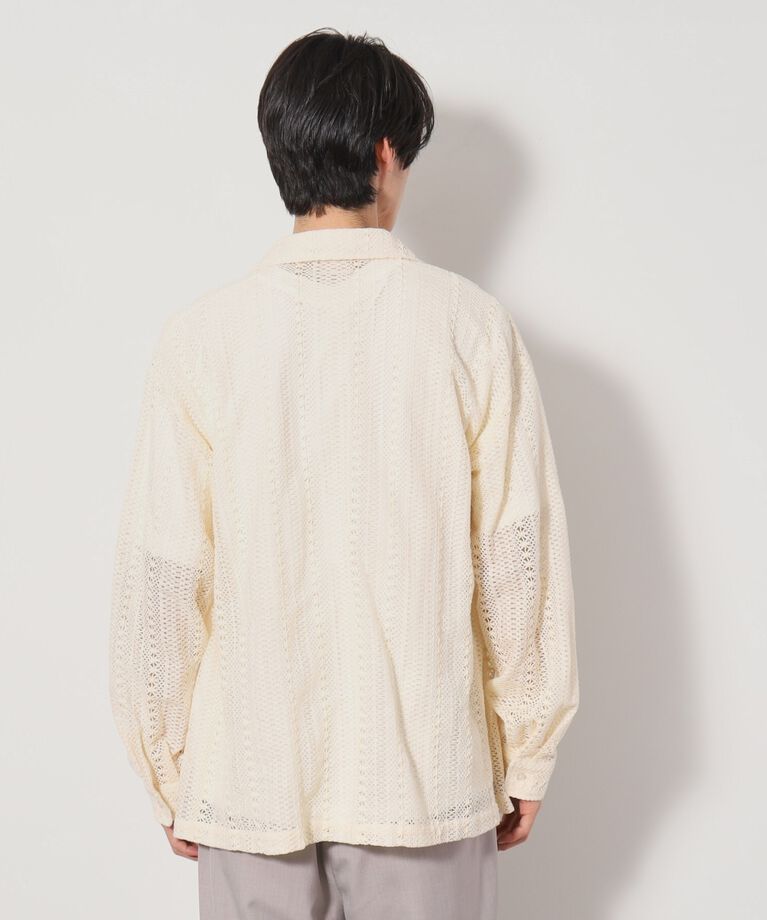 THE SHOP TK「レースシャツアンサンブル長袖シャツ・半袖Tシャツセットアイテム」|シャツ・ブラウス|