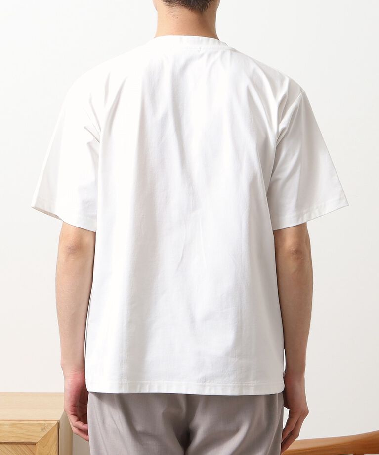 THE SHOP TK「フェイクスウェードアンサンブルカーディガン【五分袖カーディガン＋半袖Tシャツセットアイテム】」|カーディガン|