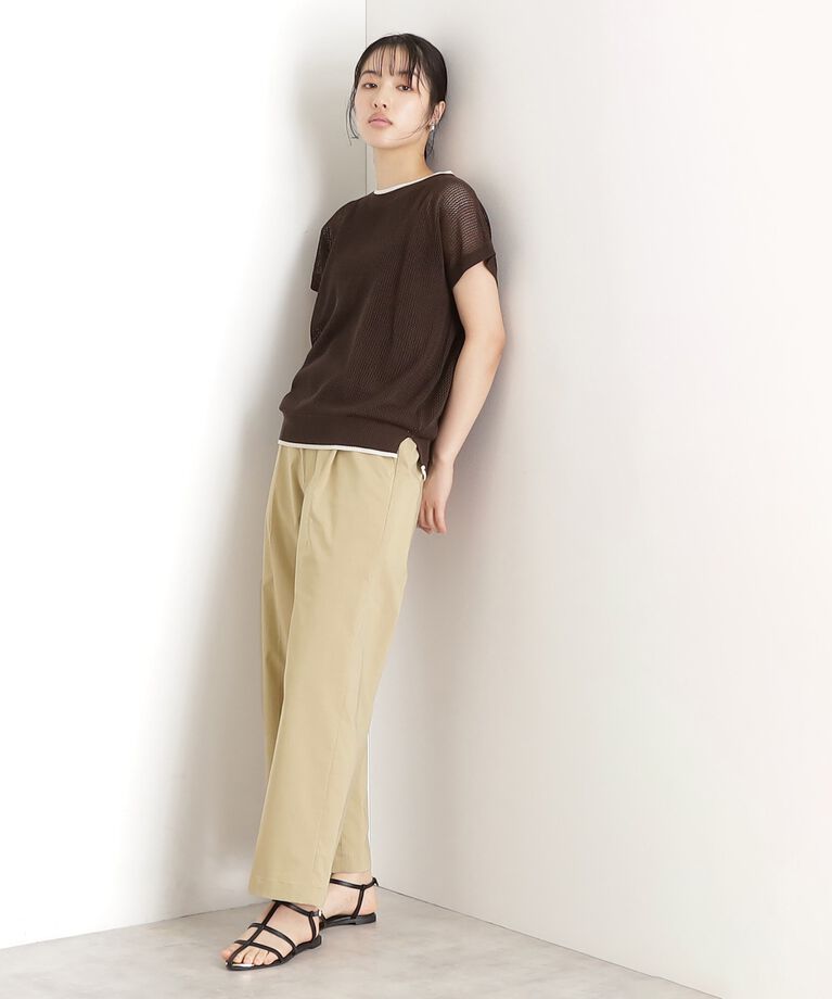 THE SHOP TK「【近藤千尋さん&宮城舞さん着用】【XS-XLサイズ】ハイパーストレッチワイドパンツ/接触冷感/洗える」|その他|