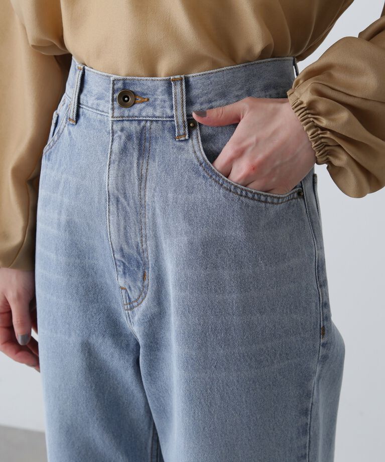  「ハイライズストレートデニムパンツ」|その他|