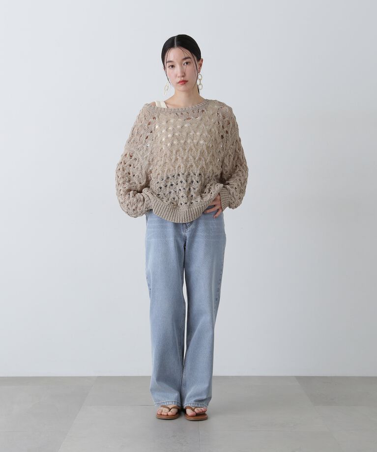  「ハイライズストレートデニムパンツ」|その他|