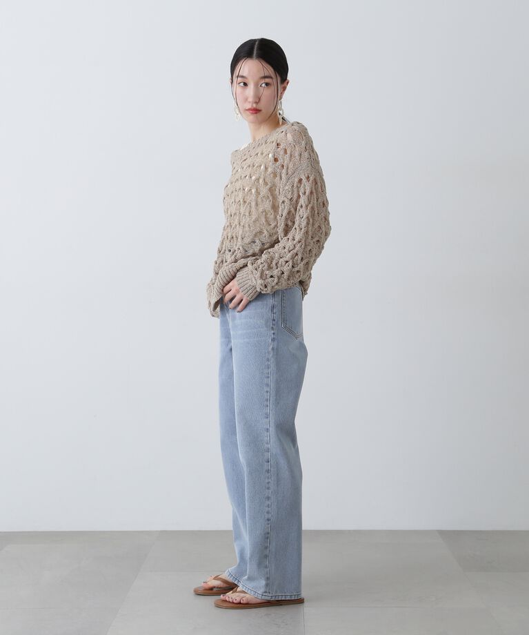  「ハイライズストレートデニムパンツ」|その他|