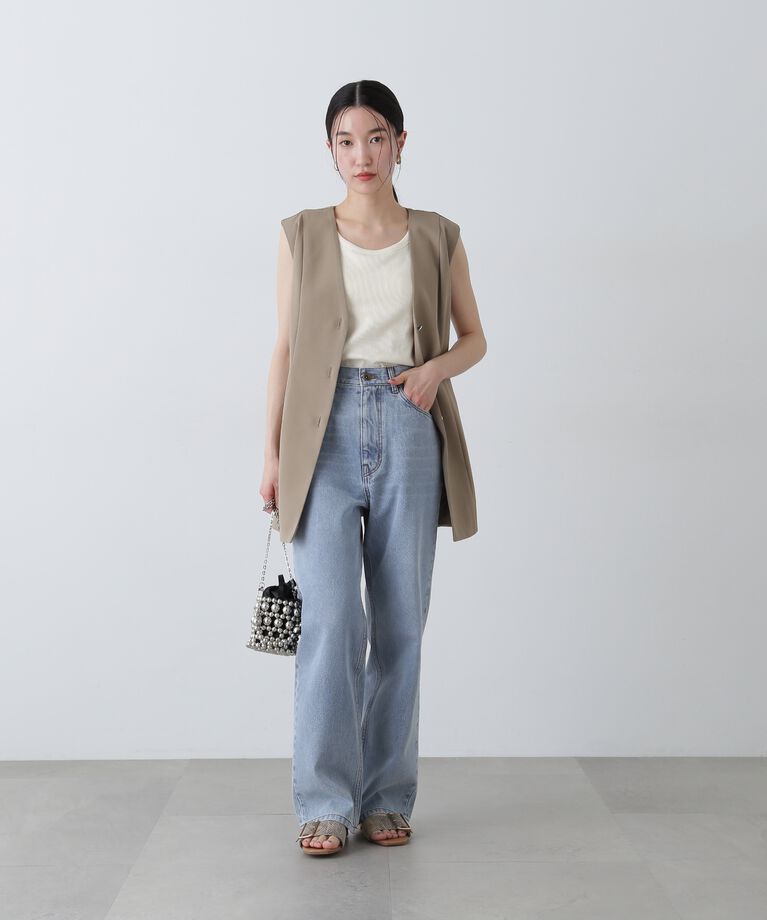  「ハイライズストレートデニムパンツ」|その他|