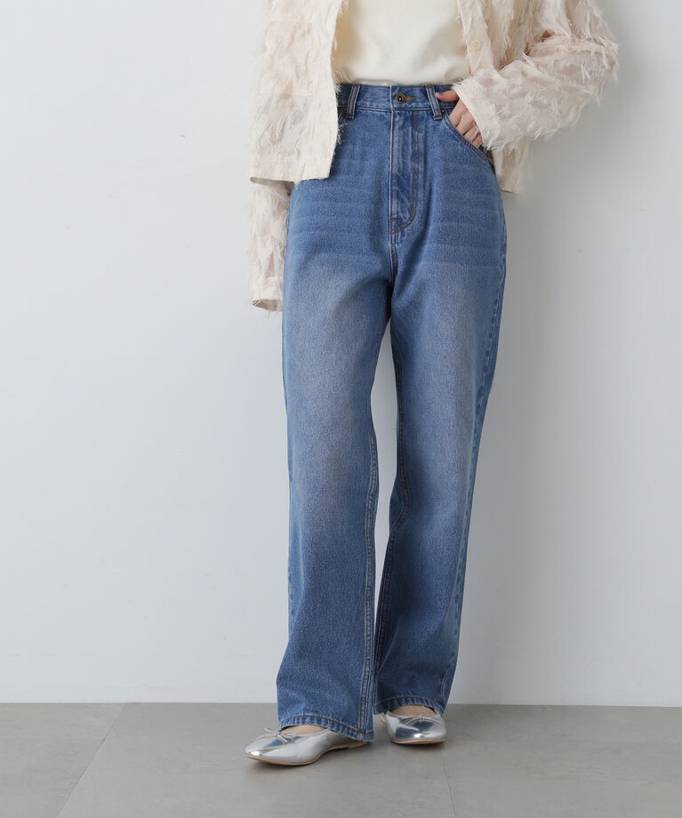  「ハイライズストレートデニムパンツ」|その他|