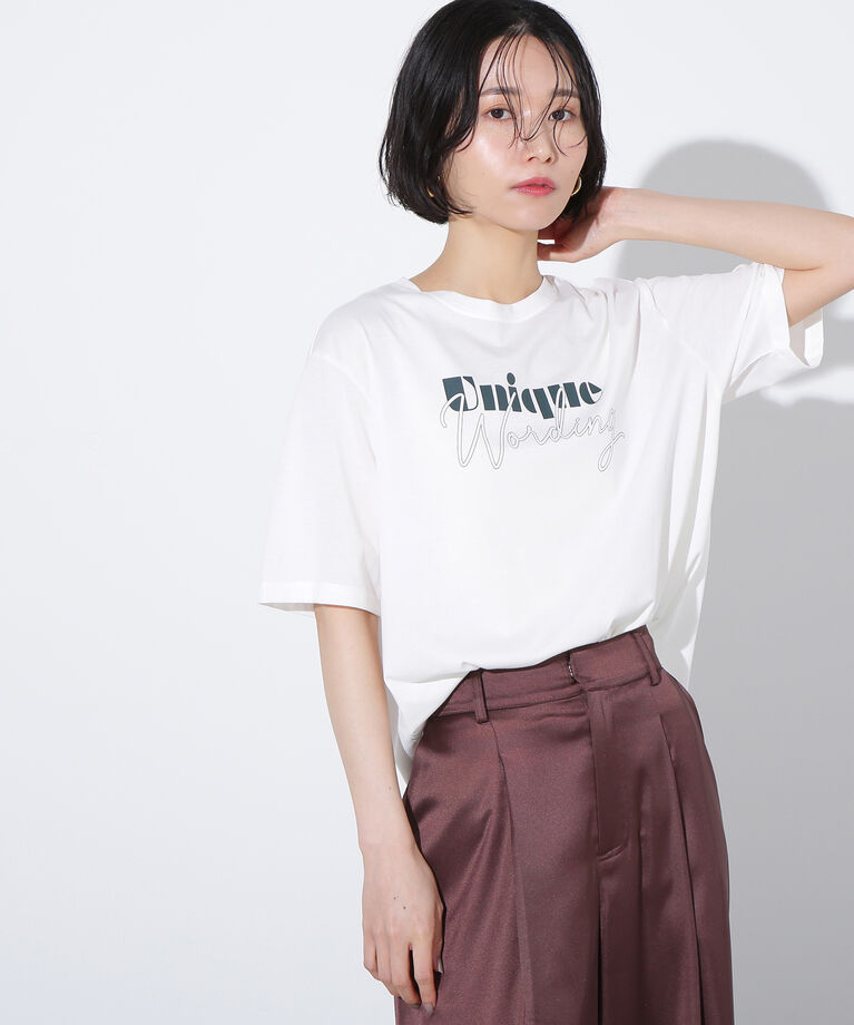  「ロゴTシャツ」|Tシャツ・カットソー|オフ1