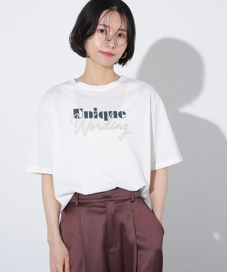  「ロゴTシャツ」|Tシャツ・カットソー|