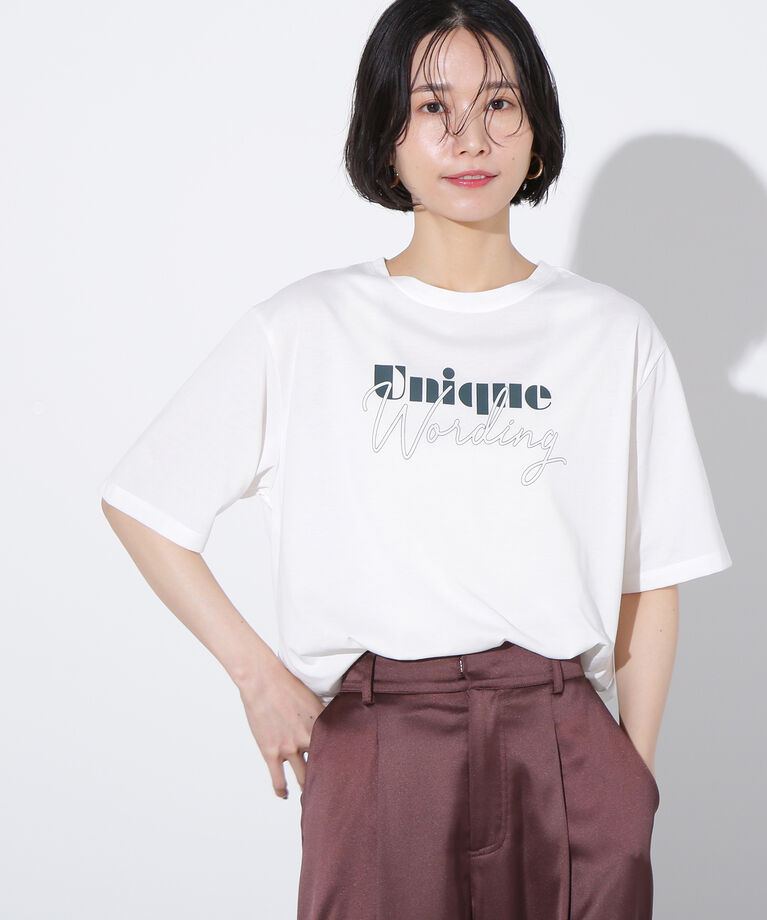  「ロゴTシャツ」|Tシャツ・カットソー|