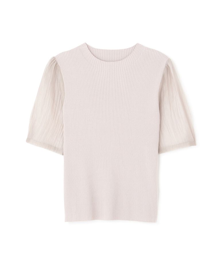 PROPORTION BODY DRESSING「オーガンジースリーブニット」|ニット・セーター|