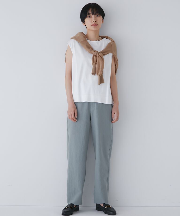  「◆スムースフレンチスリーブＴシャツ」|Tシャツ・カットソー|