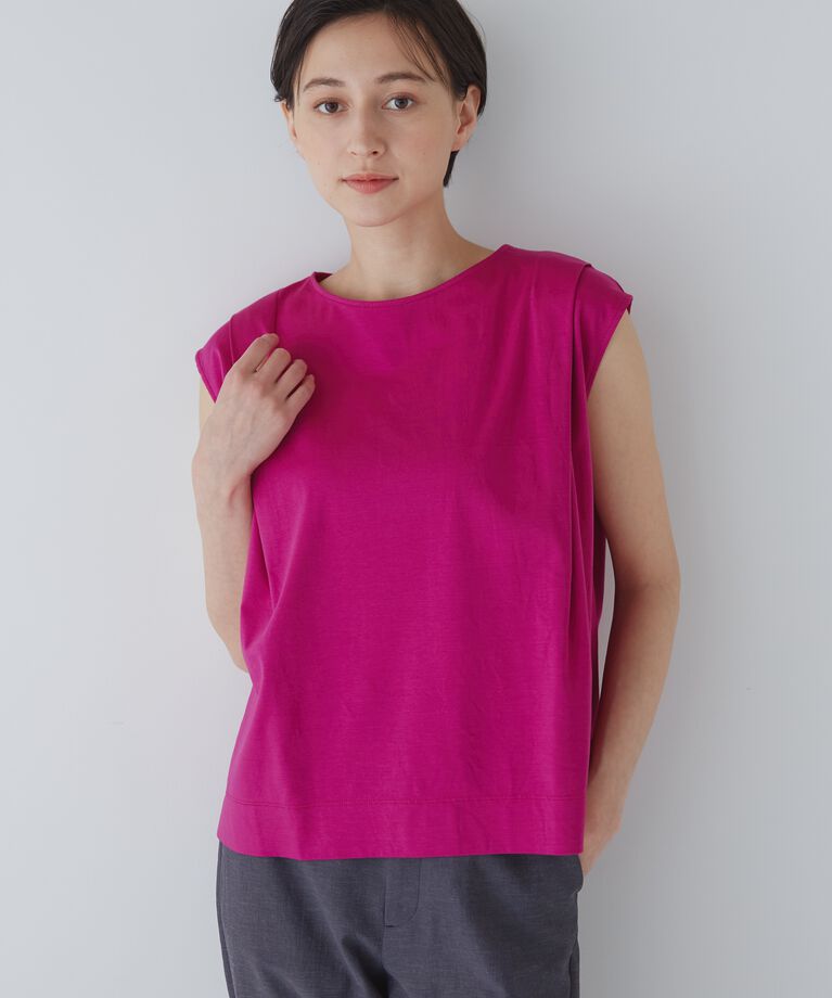  「◆スムースフレンチスリーブＴシャツ」|Tシャツ・カットソー|