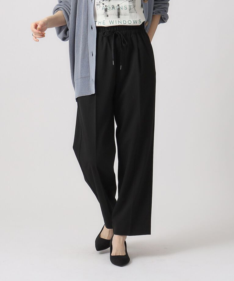 SHOO･LA･RUE「【S-LL/洗える/美脚シルエット】さらさらストレッチ イージーストレートパンツ」|その他|