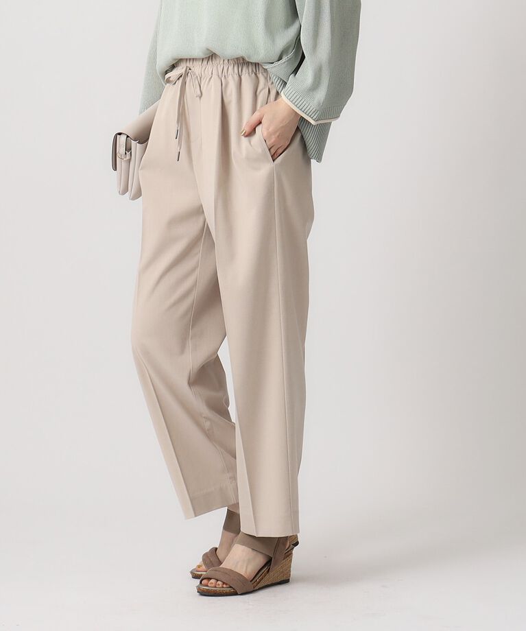 SHOO･LA･RUE「【S-LL/洗える/美脚シルエット】さらさらストレッチ イージーストレートパンツ」|その他|