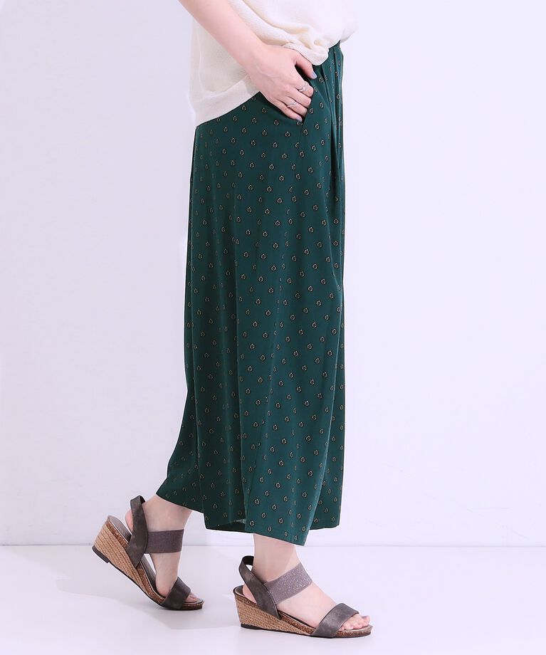 SHOO･LA･RUE「【シューアイス】麻調アソート柄ガウチョパンツ」|その他|