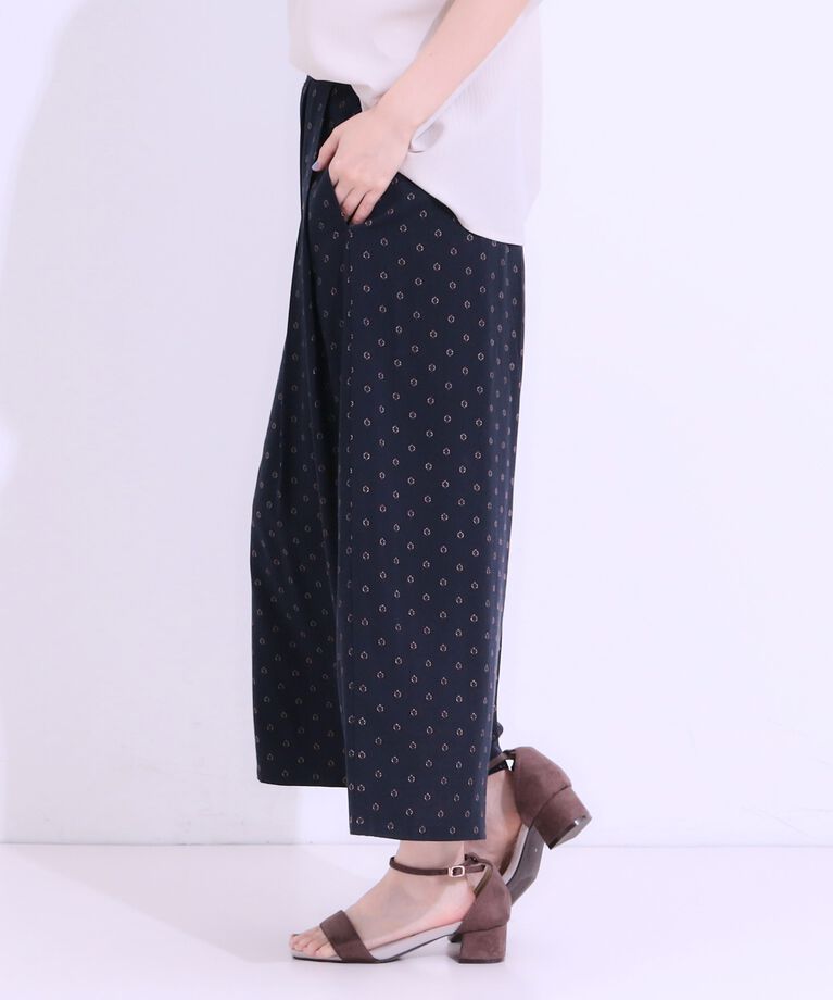 SHOO･LA･RUE「【シューアイス】麻調アソート柄ガウチョパンツ」|その他|
