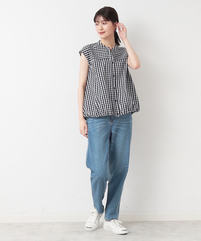 Dessin「【洗える】ドローコード付きブラウス（XS～L）」|シャツ・ブラウス|